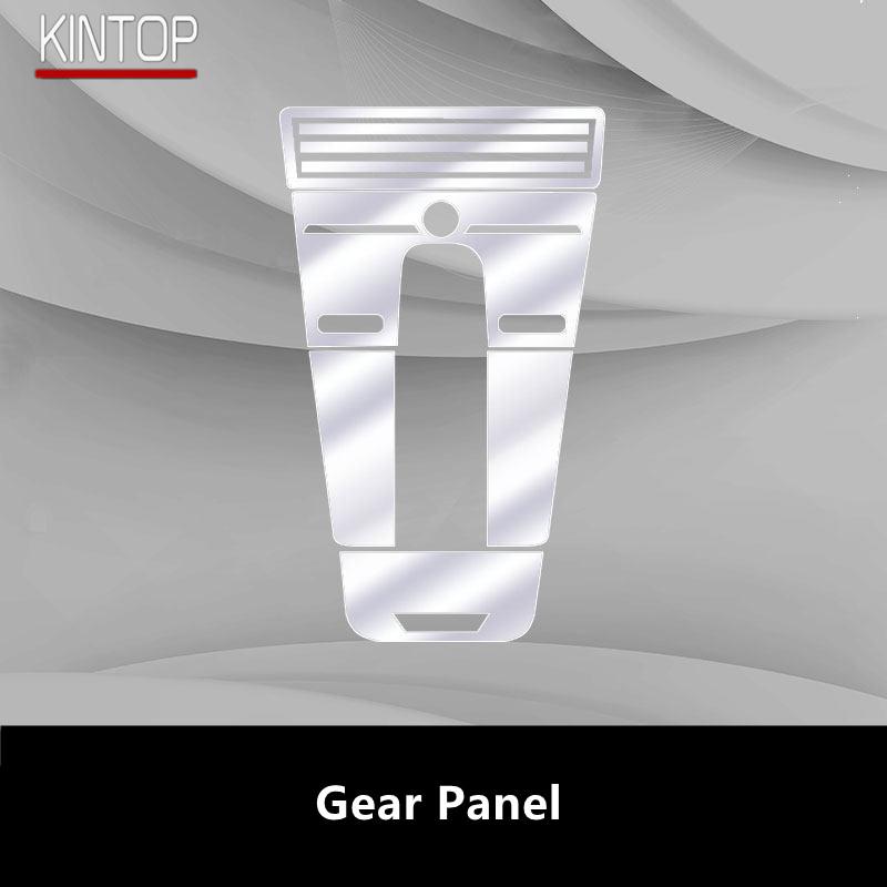 

Для PORSCHE PANAMERA SPORT TURISMO 17-21 Защитная пленка из прозрачного ТПУ для центральной консоли салона автомобиля, устойчивая к царапинам, самовосстанавливающаяся For Gear Panel