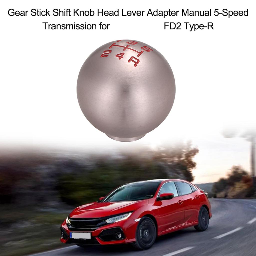 Gear Stick Shift Knob Head Lever Adapter Manual 5 Speed Transmission for Honda Civic FD2 Type R