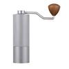 Manual Coffee Grinder Stainless Steel Tapered Burrs - Wooden Handle - Adjustable Internal Settings Dual Bearing Positioning