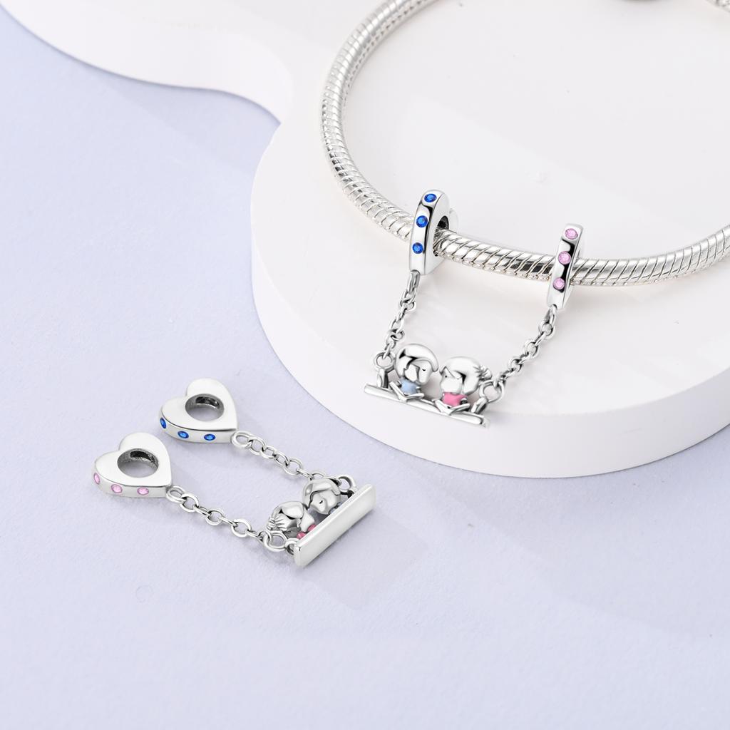 Kupferplattierte Anhänger Charms Perlen für Frauen Passend für Original Armband DIY Schmuckherstellung