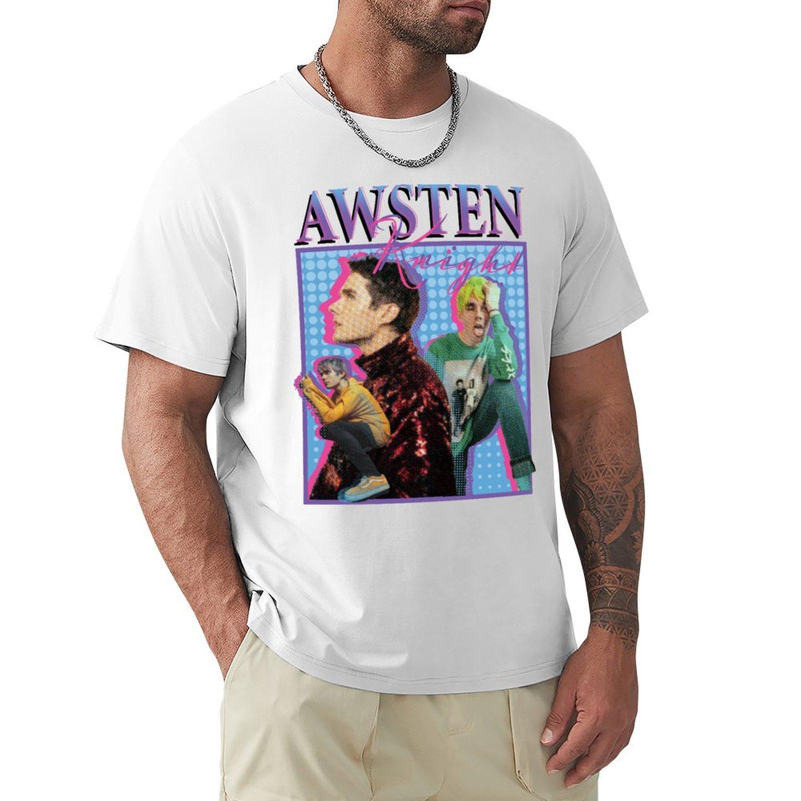 Awsten Knight 90s Style Design Tshirt Quick Dry Travel Tshirt S