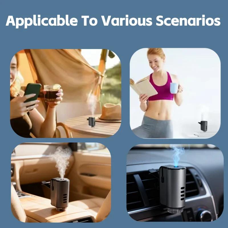 Smart Car Air Aromatherapy Diffuser Car Air Fresheners Humidifier Aromatherapy Freshener Removing Odors Car Accessories