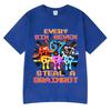 Every 67 Six Seven Steal A Brainrot Meme T Shirts Unisexs Women Clothing Fashion Cotton Casual Short Sleeve Tshirts Streetwear