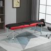 Folding Massage Table Bed with Carrying Case, Lightweight Couch Spa Beauty Bed with Adjustable Height, Aluminium Frame, Black