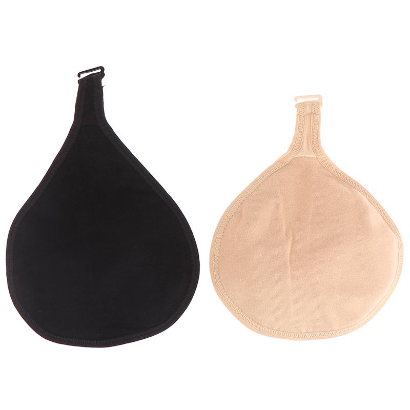 Portable Breast Prosthesis Protective Pocket Soft Breathable Hook Cotton Fake Breast Protective Case Cotton Bags for Mastectomy