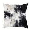 Fodere Cuscino Decorativo Astratto Bianco Nero Copricuscino Adatto per Divano Camera da Letto Auto