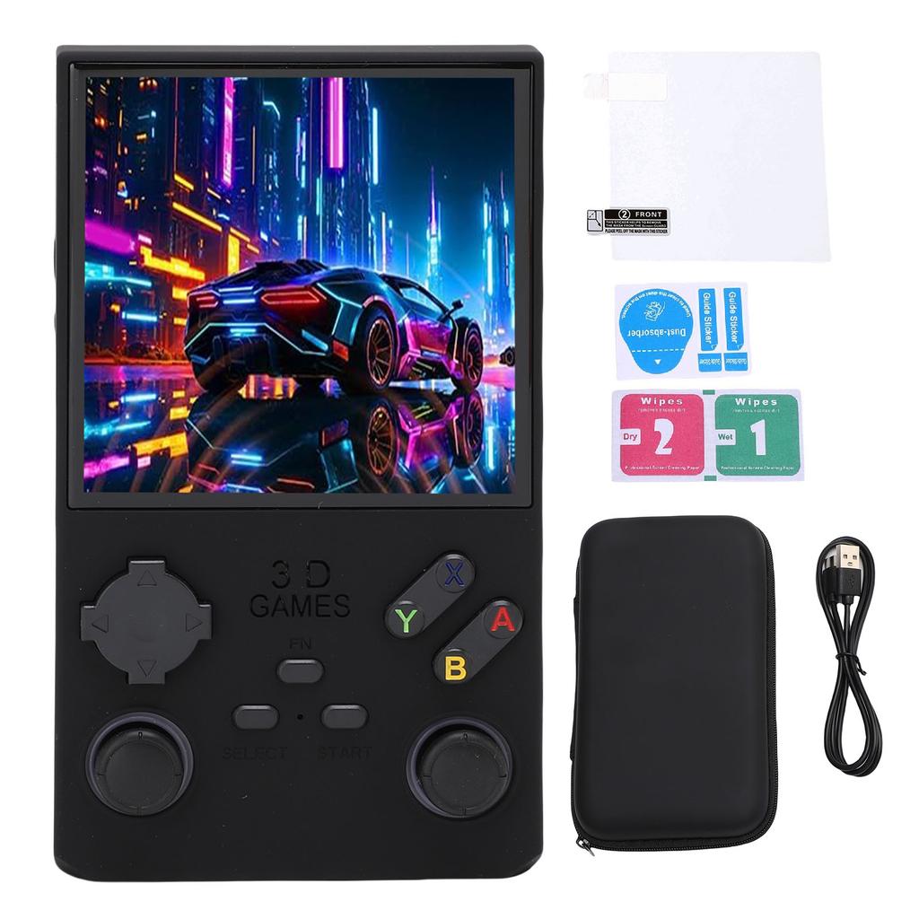 Retro Handheld Game Console Handheld Game Console 4 inch Screen 4000mAh Battery USB C Portable Built in 8W Speaker for Outdoor