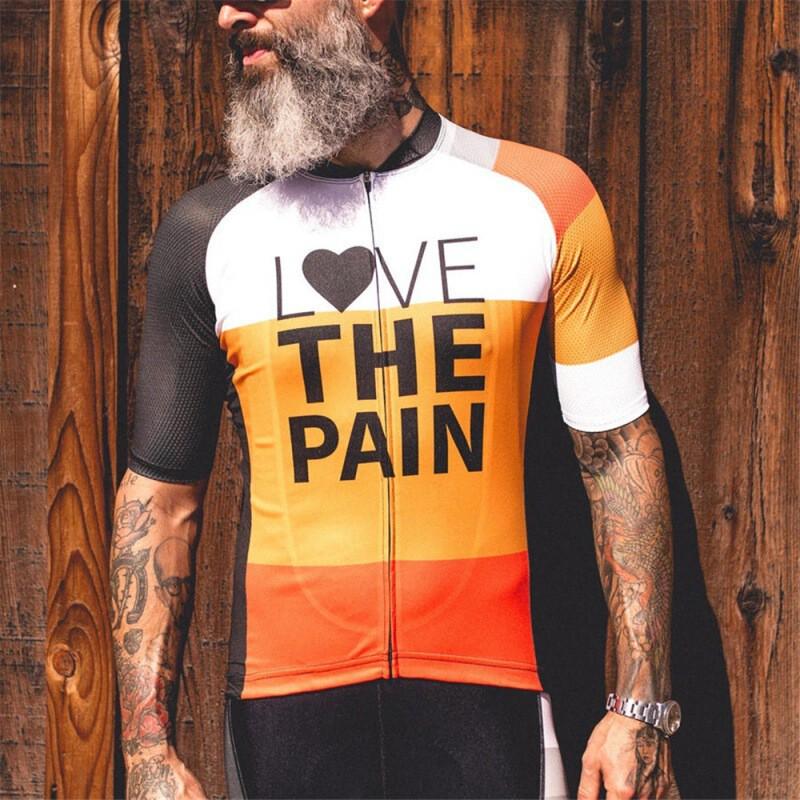Mens Cycling Jersey Short Sleeve Quick Dry Breathable Performance Top Road Mountain Bike Riding