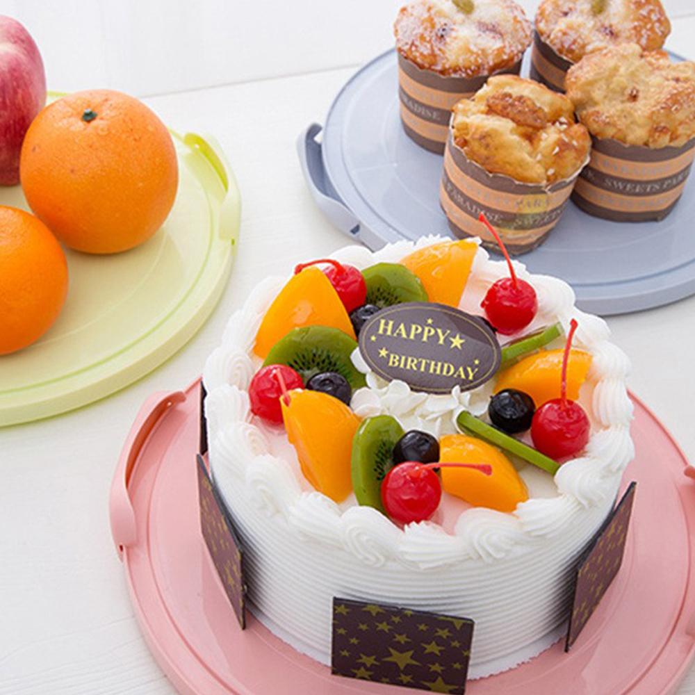 9.84 Inch Cake Carrier With Lid - Portable Dustproof Container For Cakes, Cupcakes & Baked Goods