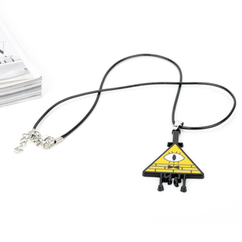 Gravity Falls Bill Pendant Necklace In Alloy With Electroplating For Fans And Enthusiasts Fashion