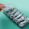 Cable   Box Multiple Compartments Remote Control   Cord Storage Box for Home Desktop
