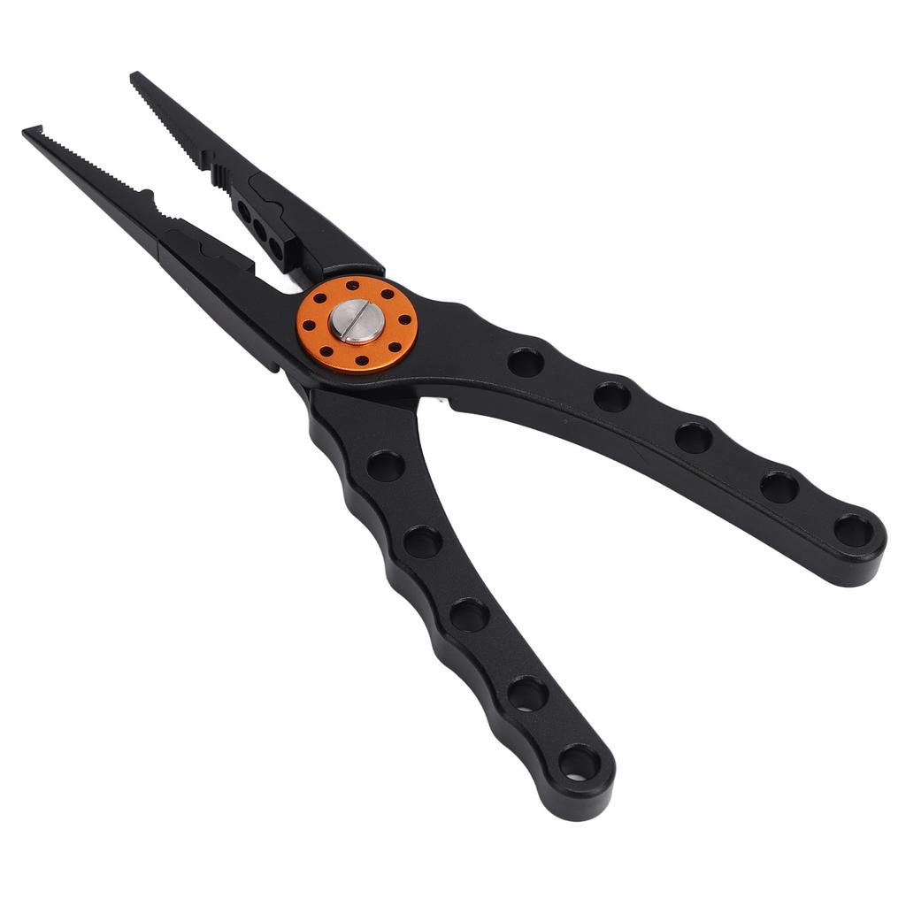 Fishing Pliers Aluminum Alloy Multi Functional Split Ring Pliers Hook Remover Braid Line Cutter