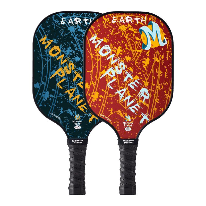 Monsterplanet Pickleball Paddle & Set Size 01