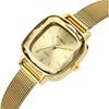 "Fashion Quartz Women's Watch Gold Slim Mesh Band Waterproof Simple Design"