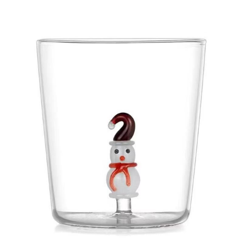 

Cute 3D Christmas Tree Heat-Resistant Glass Mug