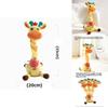 Singing Giraffe Plush Toy With Talking Motion For Kids Gift