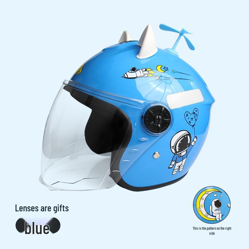 Children's Cartoon Safety Helmet: Breathable, Shockproof, Winter Warm for Boys and Girls