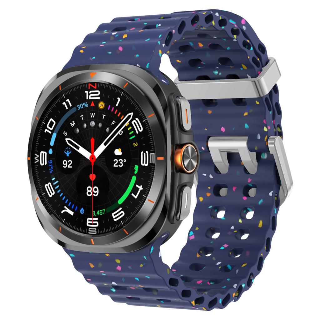 Silicone Breathable Strap For Samsung Galaxy Watch Ultra 47mm Marine Wristband Bracelet Galaxy Watch Ultra(2025) 47mm  Watchband