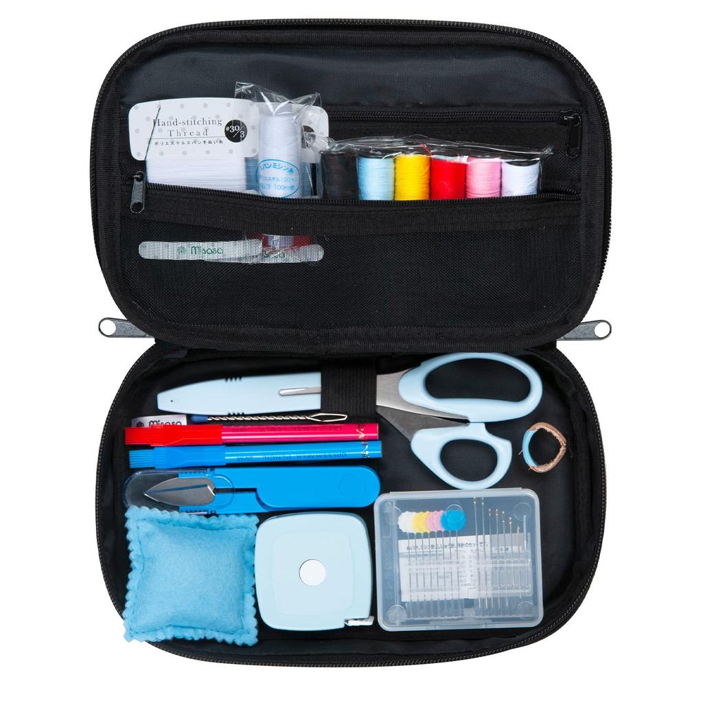 Misasa Sewing Open Zipper Simple 1469 Kit, Bag, Type, Black, No.