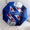 SC Heerenveen Pattern, Automatic Folding Umbrella, Portable and Foldable Design, 8 Ribs, a Christmas or Birthday Gift.