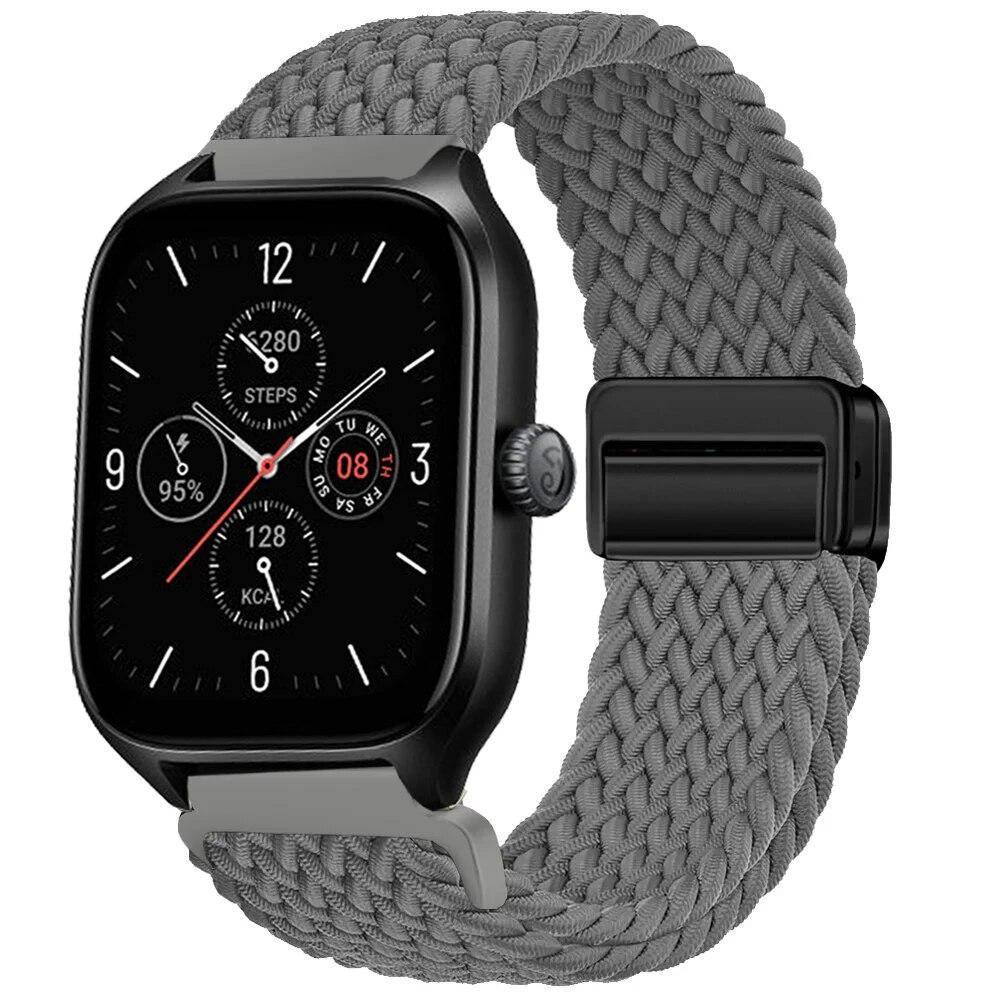 Geflochtene Solo-Schlaufenbänder Für Amazfit GTS/2e/3/4/GTS2 Mini/GTR 47/GTR2/4/3/Pro Armband Amazfit bip 6 20mm/22mm Uhrenarmband