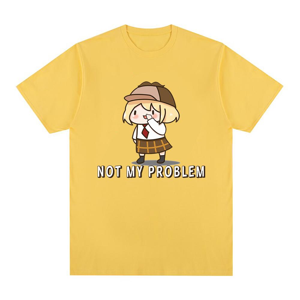 Hololive Englisch VTuber Watson Amelia Bubba T Shirt Unisex /Frauen ästhetische Kawaii Kaninchen Tshirt Unisex Cartoon Grafik Baumwolle T-Shirts