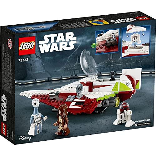 LEGO Star Wars Obi-Wan Kenobis Jedi Starfighter™ 75333 Spielzeug, Bausteine, Geschenk, Weltraum, Jungen, ab 7 Jahren