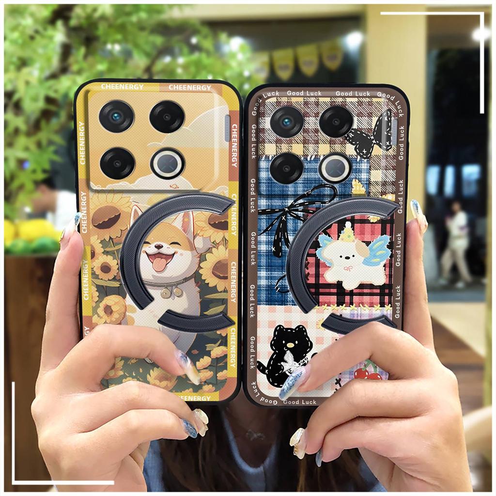 Phone Pouch Shockproof Phone Case For Infinix GT 20 Pro/X6871 Fashion Design Full Wrap Cute Silicone Graffiti Durable