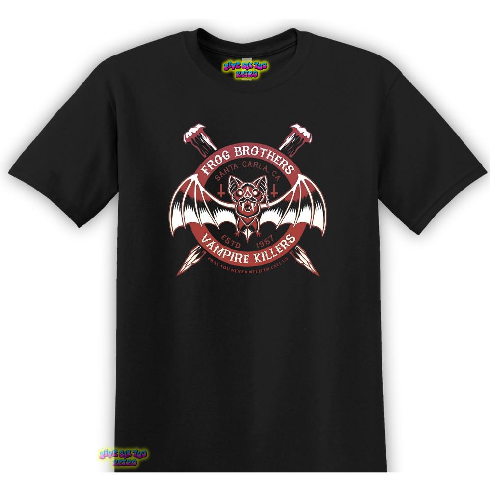 Frog Brothers Vampire Killers The Lost Boys Movie Horror TShirt Black S3XL Unisex T-Shirt M