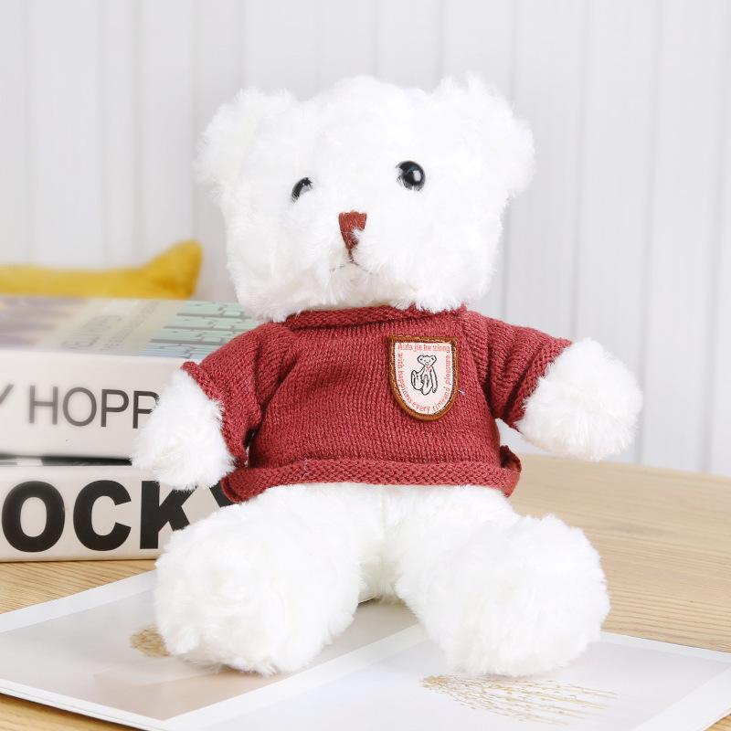Teddy Bear Plush Hoodie Doll - Cute Activity Gift with Logo Print