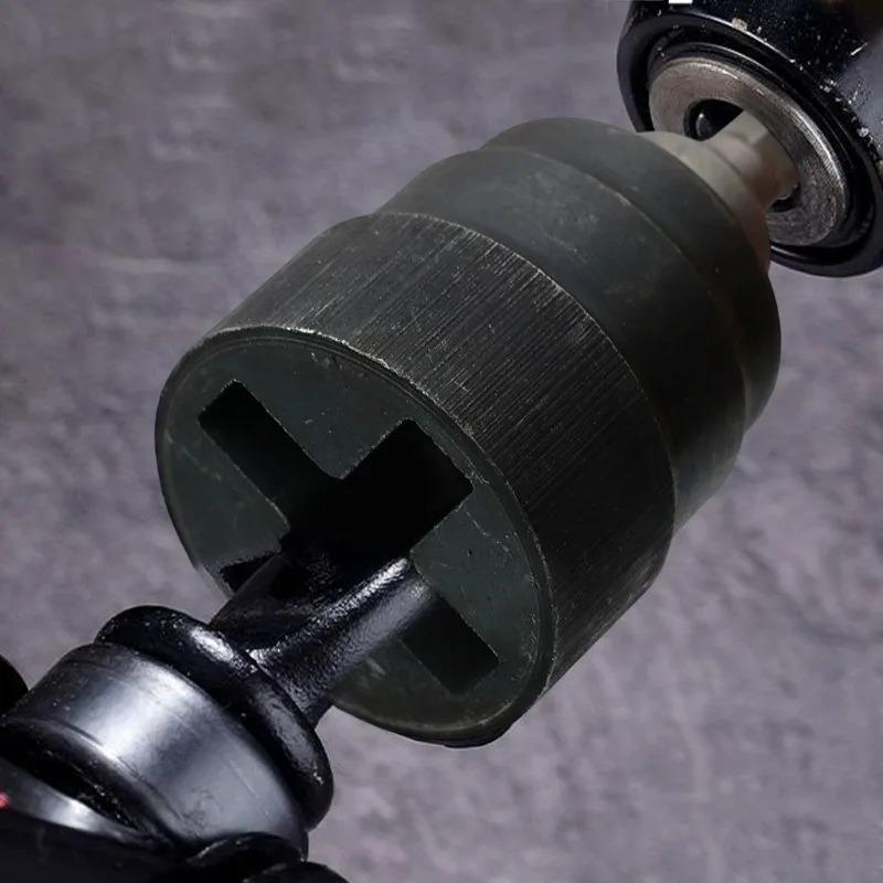 Drill Jack Adapter Impact Wrench Adapter Auto Repair Jack Socket Automotive Maintenance Lifting Tool Labor-Saving Device