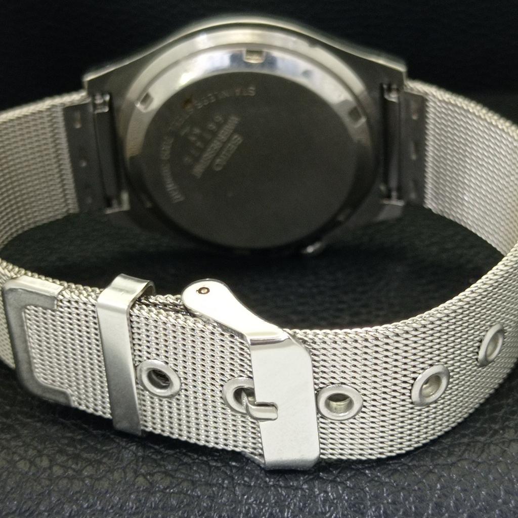 SEIKO 5 AUTOMATIC 7009A JAPAN MENS VINTAGE BLACK COLOR DIAL WATCH a701539-5 R206b-a701539