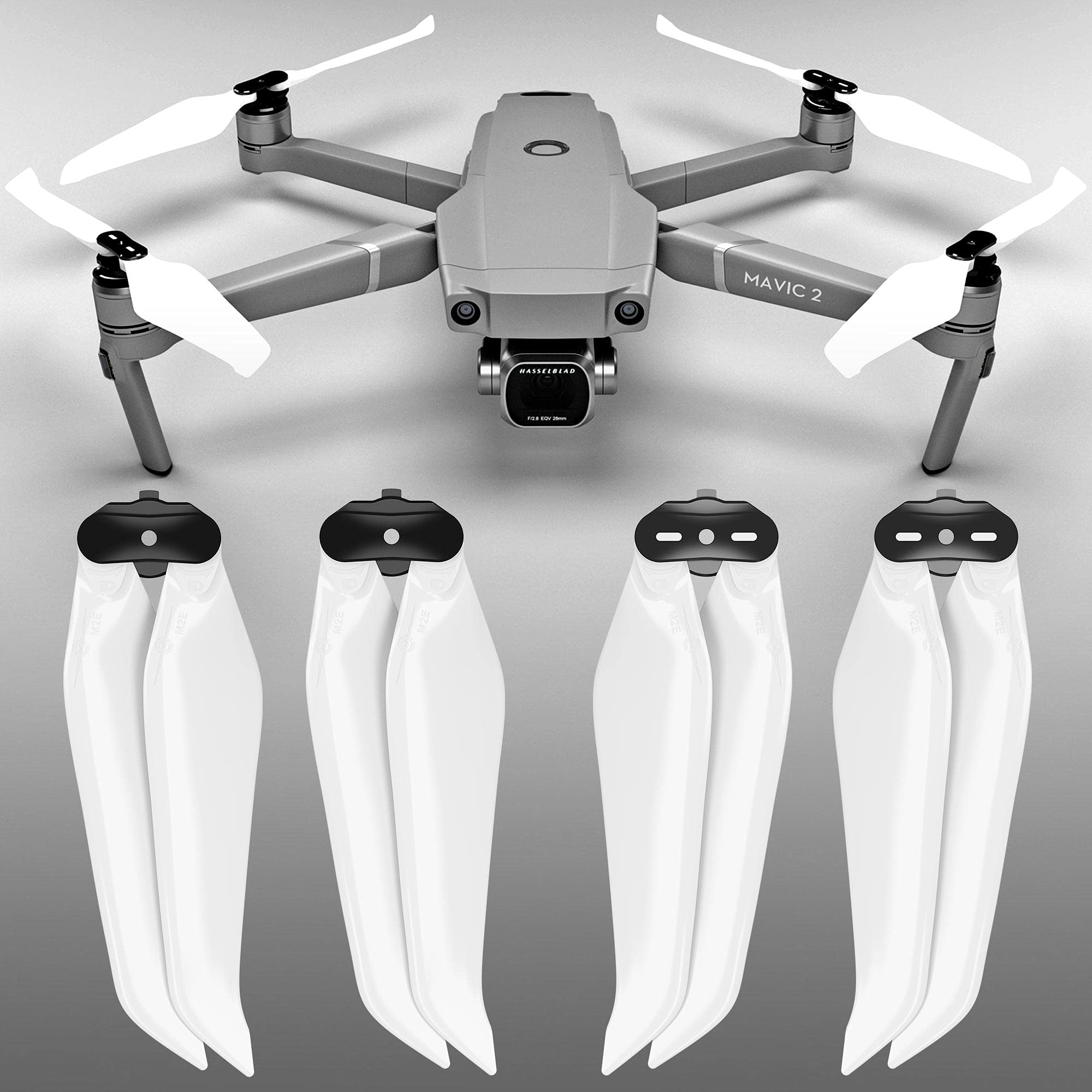

STEALTH Upgrade Propeller Set of 4 for DJI Mavic 2 8.9x4.9 (White)