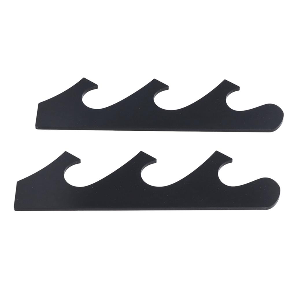 1 Pair Sword Holder Stand Sword Display Rack Wall Mounted Samurai Sword Hanger for HomeBlack