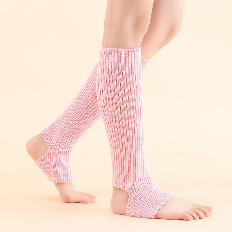 Trendy Girls Long warmer Socks JK Solid Color knee High Socks Dance Yoga Leg Protector Knitted Foot Socks