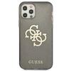 Guess Guhcp12Lpcugl4Gbk Iphone 12 Promax 6,7 Czarny/Black Twarde Etui Brokat 4G Duże Logo