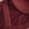 Dame Ensfarvet Samlende Justerbar BH Åndbar Push Up Stålbøjle BH BH Hyggelig Brystrørstop Bralette Vest