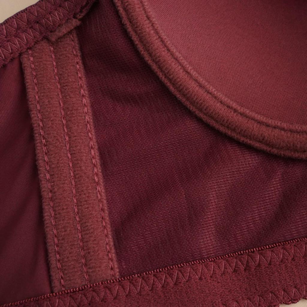 Dame Ensfarvet Samlende Justerbar BH Åndbar Push Up Stålbøjle BH BH Hyggelig Brystrørstop Bralette Vest