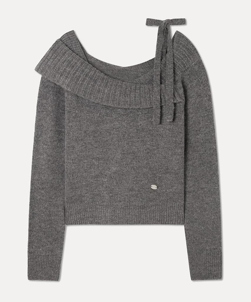 MIXXO Oversized Off-Shoulder Layered Pullover_Miwkag116T