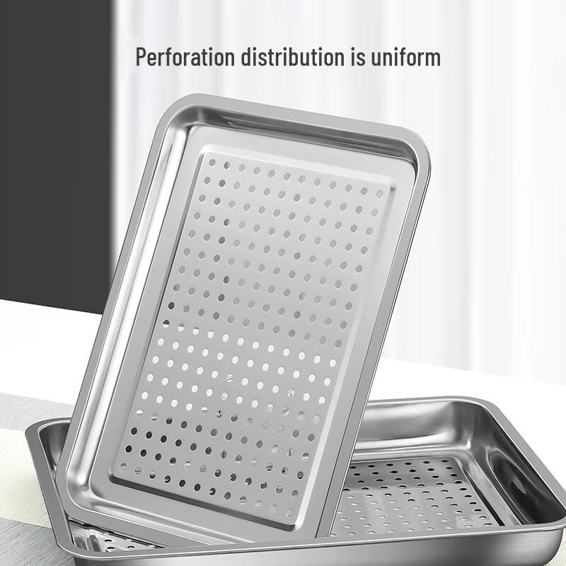 Tangyu Stainless Steel Rectangular Serving Tray