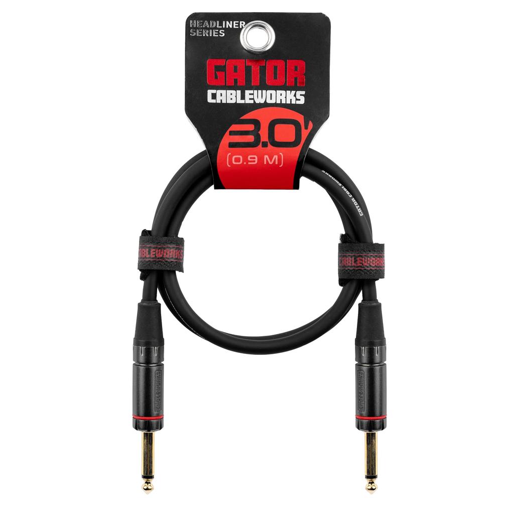 Cableworks Guitar Cable 3ft SS GCWH-INS-03