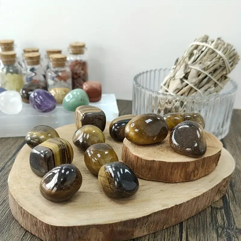 Tiger Eye Tumbled Polished Natural Crystals Home Decoration, Vase Filling, and Festive Gifts