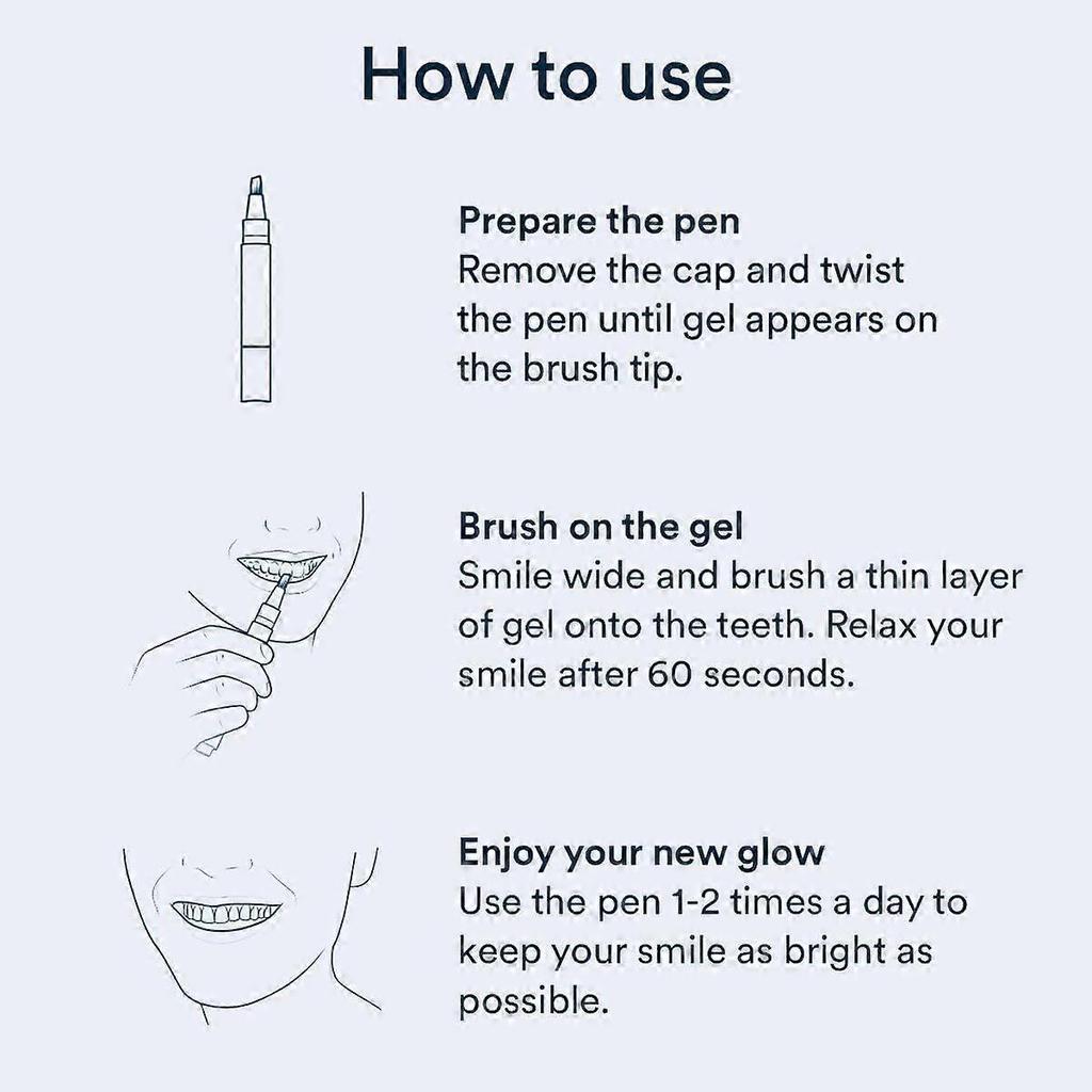 Strength Teeth Whitening Pen  9% Hydrogen Peroxide, 40+ Whitening Treatments, Fast Teeth Whitening with No Sensitivity, 2mL