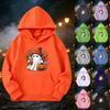 Unisex Halloween Print Hoodie Casual Comfortable Pullover Sweatshirt