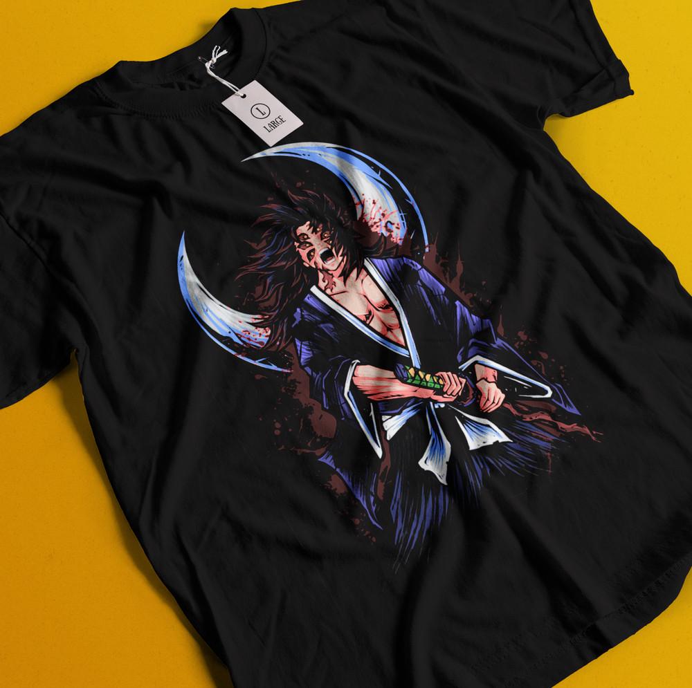 Demon Slayer Shirt Kokushibo Upper Moon 1 Tshirt Zenitsu T-Shirt Muzan Tanjiro