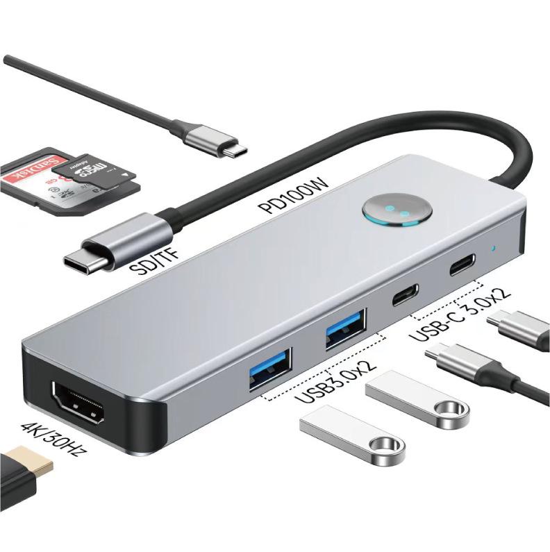 "5-in-1 USB 3.0 Multi-Port Hub Notebook Converter"