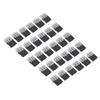 30Pcs Wire Plug in Connector 3 Pin with Locking Buckle No Stripping Quick Splice Clips for 18-16AWG LED Strip Light Electrical Cable 3mm Hole Dia