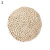 NO.HS Manteles Redondos Ovalados Tejidos para Mesa de Comedor Esterilla Aislante Térmico Decoración de Cocina Esterilla Resistente al Calor
