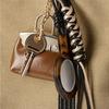 Canvas tote bag with charm
