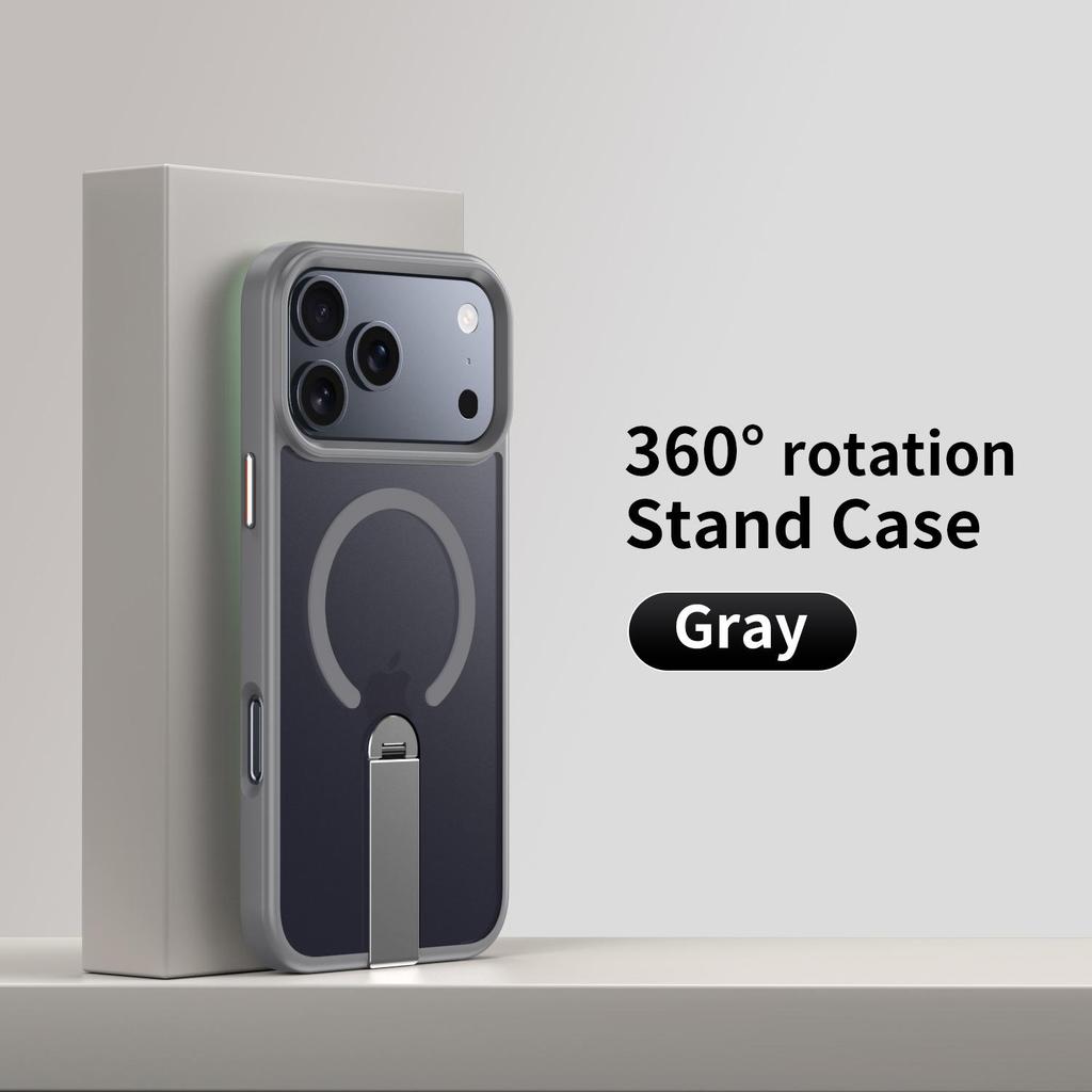 Apple 17 Pro Max Magnetic Stand Wireless Charging Protective Case
